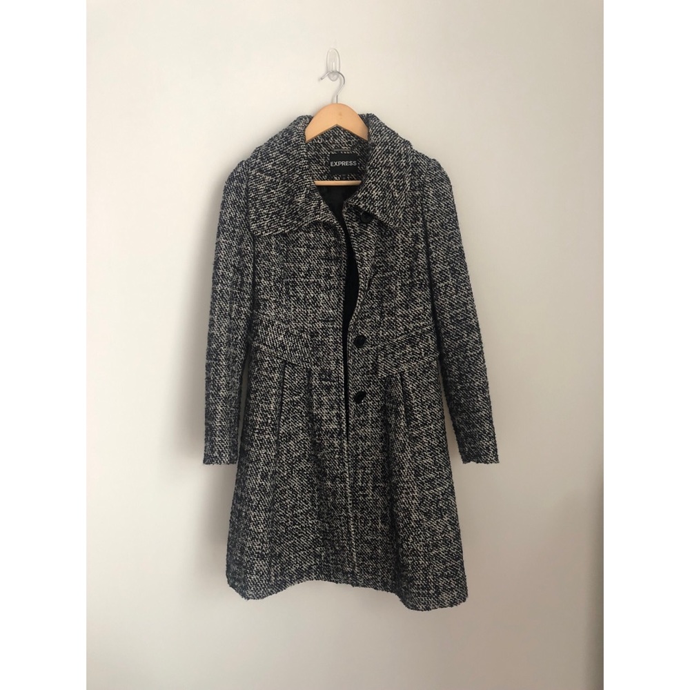Express tweed coat sz XS